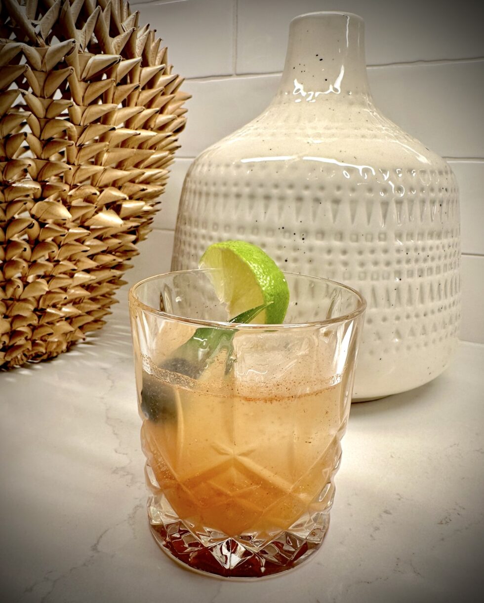 Smoked Pineapple Ginger Beer Mocktail